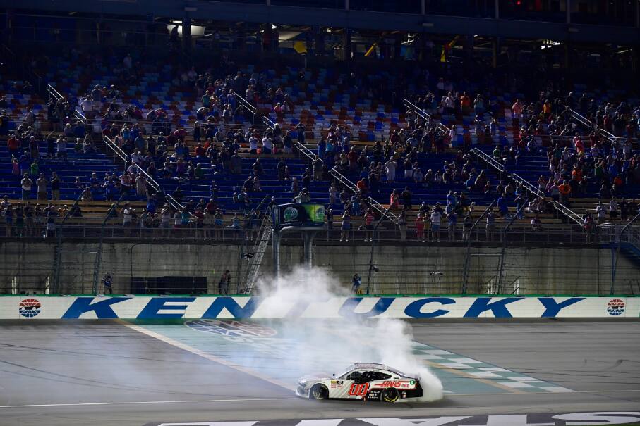 Custer scored his series-best fifth win of the season, and third in the last six races. Custer scored his series-best fifth win of the season, and third in the last six races.
